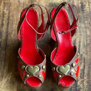 Vintage Moschino Chloe Lane Wedge Heels